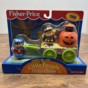 1999 Fisher‎ Price Little People Halloween Tricks n Treats New Sealed  72734